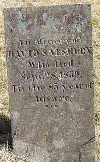 David SALISBURY (SALSBURY) - Grave