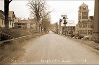 Sangerville, Maine, USA - Main St., Sangerville, Maine, 1930s