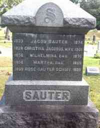 Jacob SAUTER - Grave