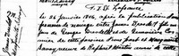 Marguerite SAVOIE - 1846 marriage (part 1)