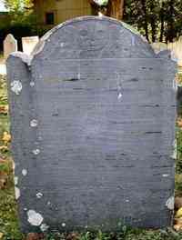 Hannah SAYWARD - Grave Inscription: Here lies Interred the body of Mrs. Hannah Moulton wife to Jeremiah Moulton Junr Esqr who departed this life Dec. 3d 1757