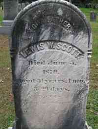 Lewis Whipple SCOTT - Grave