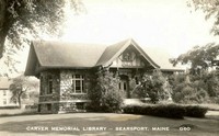 Searsport, Maine, USA - Carver Memorial Library