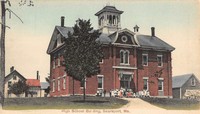 Searsport, Maine, USA - High School Building
