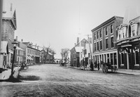 Searsport, Maine, USA - Searsport, Maine, USA - Main Street at the turn of the century