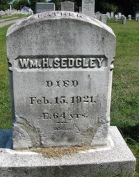 William H SEDGLEY - Grave