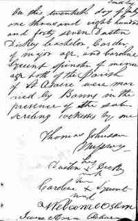 Dustin Alexander DICKEY - 1847 marriage