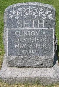 Clinton A SETH - Grave