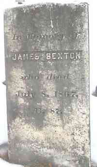 James SEXTON - Grave