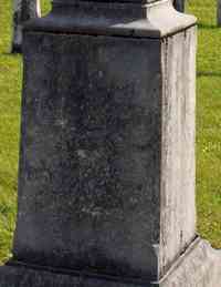 William Morgan SHARPSTEEN - Grave Wm. M. Sharpsteen Died July 11, 1885 AE. 58? Years & 8 months. Esther L. Sharpsteen Jenney Died Feb. 16, 1893. AE. 66 Years, 3 Mo. & 16 D
