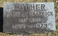 Priscilla SHARROCK - Grave