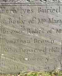 Mary SHATTUCK - Grave