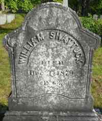 William SHATTUCK - Grave