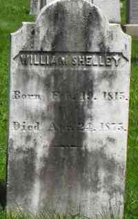 William SHELLEY - Grave