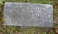Gertrude Louise SHERWOOD - Grave