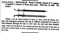 Frank P SHOREY - 1884 patent