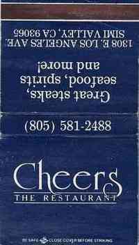 Simi Valley, California, USA - Simi Valley, California, USA - Cheers The Restaurant