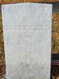 Virgil F. SIMMONS - Grave