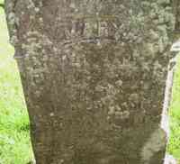 Mary SIMMONS - Grave