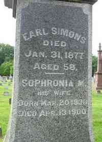 Earl SIMONS - Grave