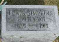 Lewis J SIMPKINS - Grave