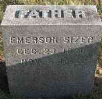 Emerson SIZER - Grave