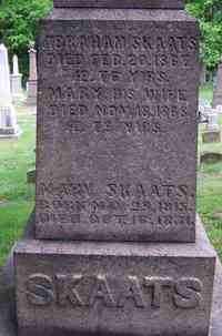 Abraham SKAATS - Grave