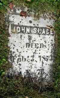 John SLADE - Grave