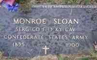 Monroe SLOAN - Grave