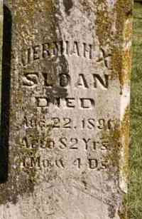 Jeremiah Xenophon SLOAN - Grave