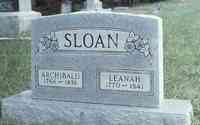 Archibald SLOAN - Grave