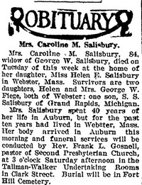 Caroline Matilda (Carrie) SMITH - 