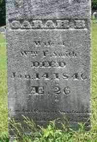 Sarah B. SMITH - Grave