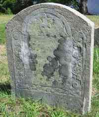 Lydia SNOW - Grave HERE LYES Ye BODY OF Mrs LYDIA SKIFFE WIFE OF STEPHEN SKIFFE ESQ AGED 74 YEARS DIED MARCH Ye 17th 1713