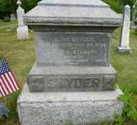 Elias SNYDER - Grave
