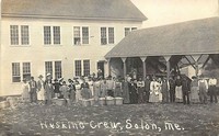 Solon, Maine, USA - Husking Crew