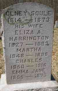 Olney SOULE - Grave