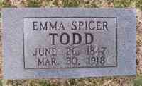 Emiline (Emma) SPICER - Grave