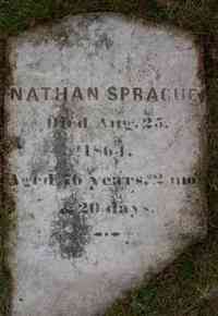 Nathan SPRAGUE - Grave