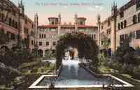 St Augustine, Florida, USA - The Court, Hotel Alcazar, showing Electric Fountain