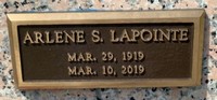 Arlene Elizabeth STANDARD - Grave