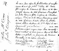 Felix ST COEUR - 1846 marriage