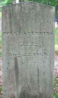 Polly STEBBINS - Grave