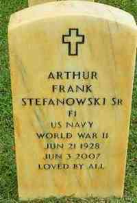 Arthur Frank STEFANOWSKI - Grave