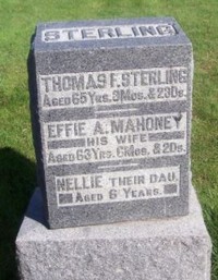 Effie MAHONEY - Grave