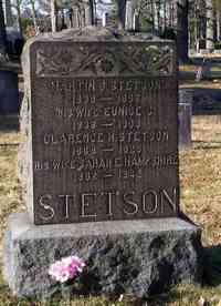 Martin B STETSON - Grave