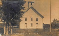Stetson, Maine, USA - School House, 1922
