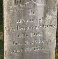 Benjamin STEVENS - Grave