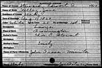 Jane KELLEY - 1860 marriage Ancestry.com. Vermont, Vital Records, 1720-1908 [database on-line]. Provo, UT, USA: Ancestry.com Operations, Inc., 2013.