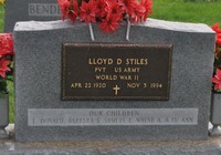 Loyd STILES - Grave